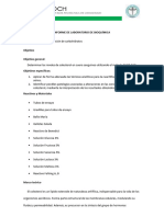 INFORME DE LABORATORIO DE BIOQUÍMICA No. 6 - Colesterol