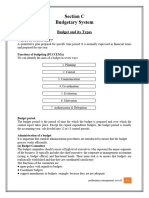 Section C. Budgetary System & Variance - Tuttors