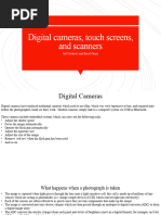 Digital Cameras, Touch Screens, and Scanners