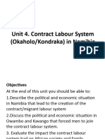 Unit 4. The Contract Labour System Slides