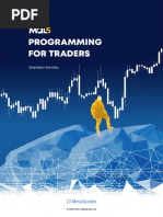 MQL5 Programming For Traders by MetaQuotes