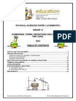 2022 PhySci GR 12 P2 Summaries, Terms, Definitions & Questions ENG 2022