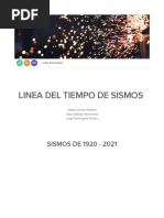 LINEA DEL TIEMPO DE SISMOS - Sutori