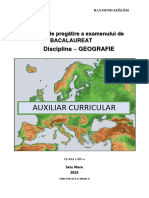 Ghid de Pregatire PT Bac La Geografie 2023