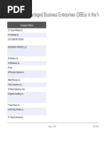 Certified Disadvantaged Business Enterprises DBEs in The NYS Unified Certification Program