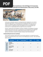 Business Establishing in Middle East Region