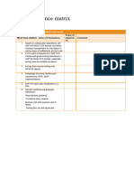 Skills Matrix - SAP CCM