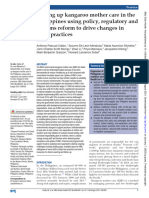 Scaling Up Kangaroo Mother Care in The Philippines Using Policy, Regulatory and Systems Reform To Drive Changes in Birth Practices