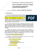 PSS o Evaluación de Riesgos en Obra