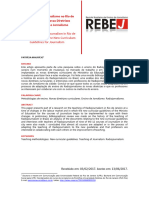 O Ensino Do Radiojornalismo No Rio de Janeiro À Luz Das Novas Diretrizes Curriculares para o Jornalismo