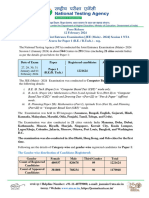 Press Release For The Release of NTA Scores For JEE (Main) 2024 Session 1 Dated 12 Feb 2024