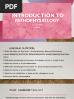 LENS Introduction To Pathophysiology