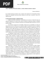 Jurisprudencia 2023 - Fallo "H. Z. M. Jubilación 24.018. Jefa de Despacho. Renuncia Condicionada