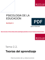 T 2.2 Teorías Del Aprendizaje 1. T Conductistas