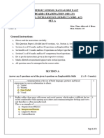 7203 Ques Sheet 5374grade X AI SetI Question Paper