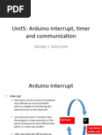 5 Unit5 Arduino Interrupt, Timer and Communication