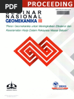 Seminar Nasional Geomekanika III