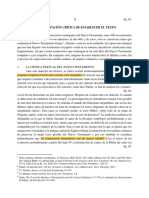 Chapa, Juan - La Preocupación Crítica de Establecer El Texto