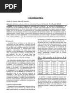 Informe Colorimetria