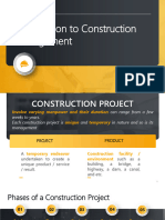 Introduction To Construction Management 2