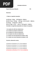 Licao de Quimica - 2 Bimestre - 2