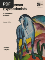 Expresionismus - The German Expressionists - A Generation in Revolt - Bernard S. Myers (1956)