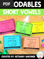 Short Vowels: Created By: Bethany Gardner