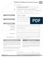 Drivers License Medical Certificate