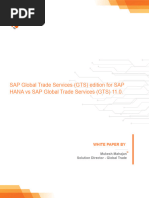 WP - Sap Gts 11.0 Vs Sap Gts Edition For Sap S4hana