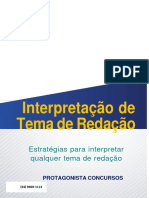 Ebook - INTERPRETACAO DE TEMA DE REDAÇÃO PROTAGONISTA OK