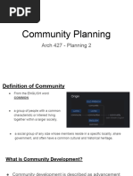 Community Planning