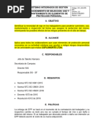 CFL - SIG-PR-005 Procedimiento Manejo de EPP V 3.0