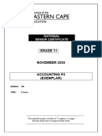 Accounting p2 Gr11 QP Nov2020 - English