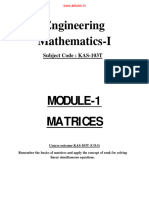 Mathematics-I All Unit Notes