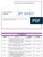 Habilidades Essenciais - Educação Física 8º Ano