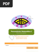 PENSAMIENTO MATEMATICO - Progresión 1