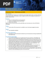 BSBPMG530 Assessment Task 2 - V3.1