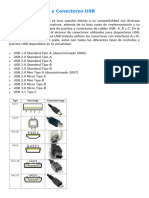 Tipos de Puertos y Conectores USB