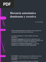 Herencia Autosómica Dominante y Recesiva