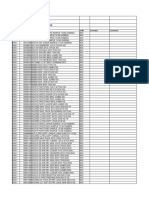 Stock Count Sheet