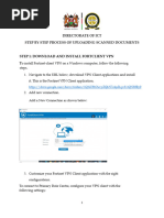 Step by Step Process of Uploading Scanned Documents