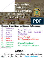 Aula - 6 Morfologia (Artigo, Preposição e Interjeição)