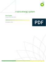 Gas in A Net Zero Energy System Bob Dudley 2019