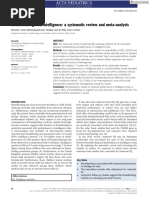 Acta Paediatrica - 2015 - Horta - Breastfeeding and Intelligence A Systematic Review and Meta Analysis