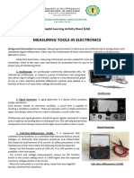 Week 2 - Electronics - Grade 7 - Measuring Tools in Electronics