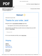 Thanks For Your Order, Jack!: Shipping