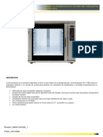 Ficha Técnica Camara de Fermentacion 16t 6545 Sm-716m Digital 220v-2ph-60hz