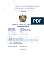 Práctica #8 de Fisicoquimica