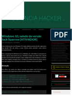 Windows 10, Saindo Da Versão Jack Sparrow (Ativador)