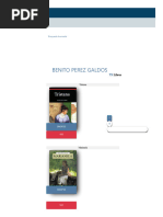 79 Libros de Benito Perez Galdos